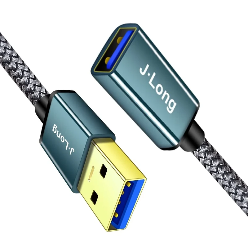 USB 3.0 Extension Cable 5Gbps High Speed Data Transfer USB 3.0 Type A Male to Female Extension Cable,USB Extension Lead Compatible with USB Flash Drive, Hard Drive, Card Reader,Scanner,Keyboard (1m)
