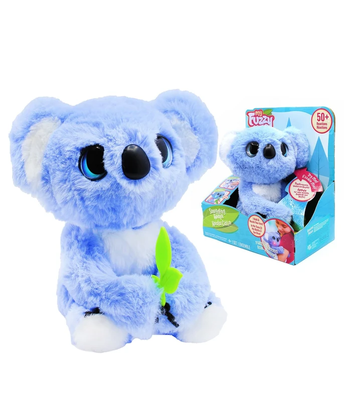 Joytoy Fuzzy Friends Interactive Plush Koala in Gift Box 22.7 x 13.5 x 25.4 cm