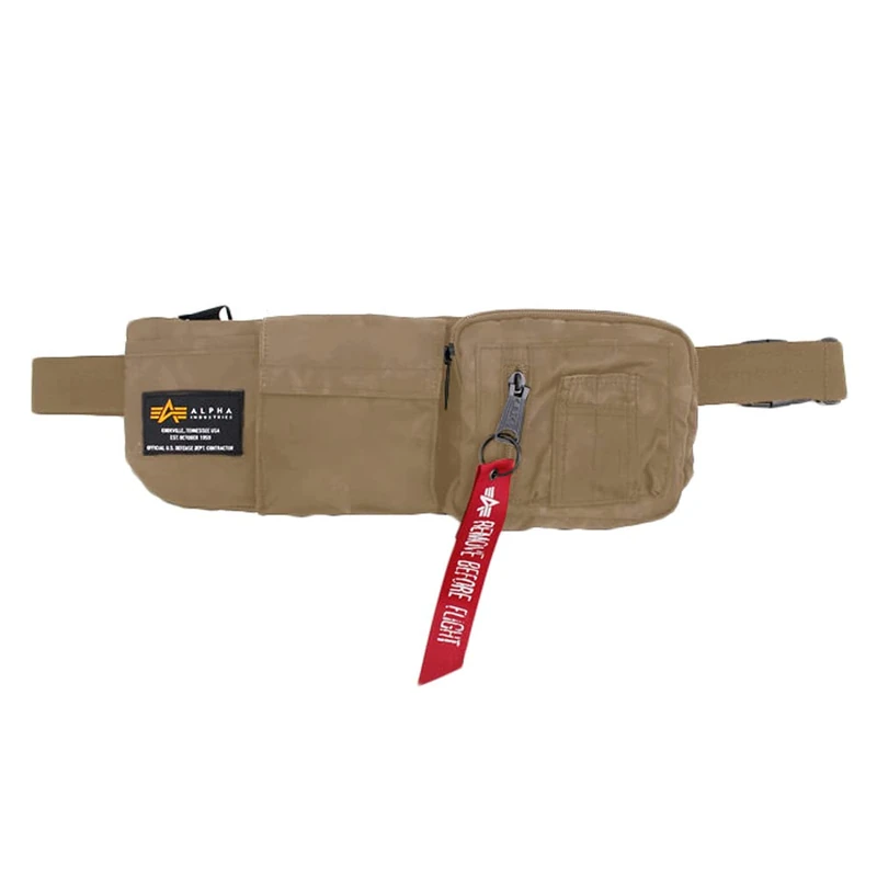 Alpha Industries Crew Utility Bag Unisex Sand - Image 1