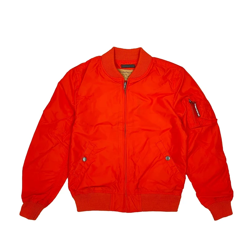 Alpha Industries Unisex Kid's MA-1 TT Bomber Jacket, Atomic Red, X3/4