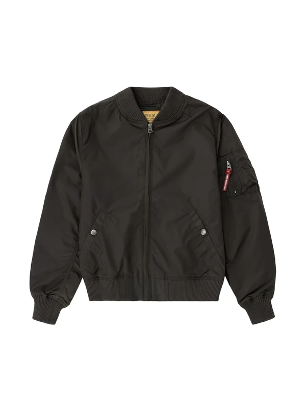 Alpha Industries Kids MA-1 TT US Bomber Jacket, Rep.Grey, 170/176