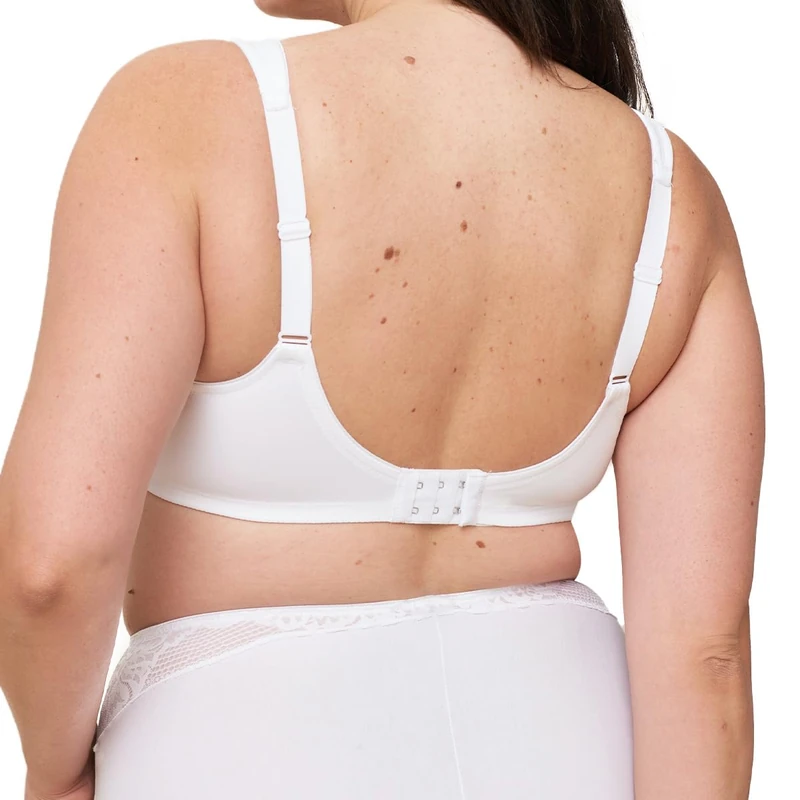 Triumph Modern Lace + Cotton Bra W02, White, 44 DD