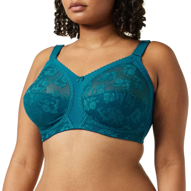 Triumph Women's Doreen X Non-wired bra, Blue Coral, 34D