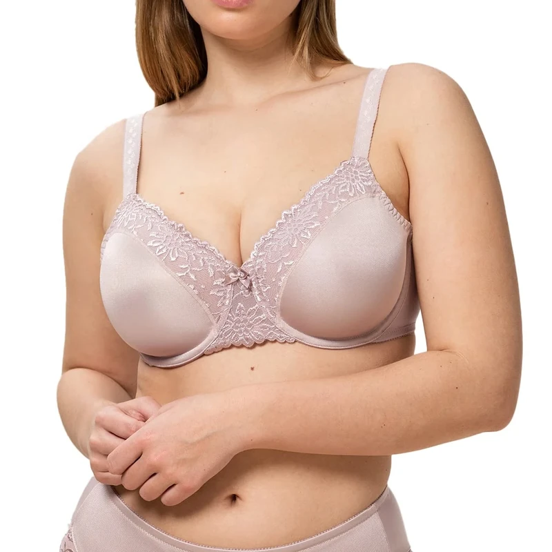 Triumph Women's Ladyform Soft W X Minimizer Bra, French Lilac, 34C