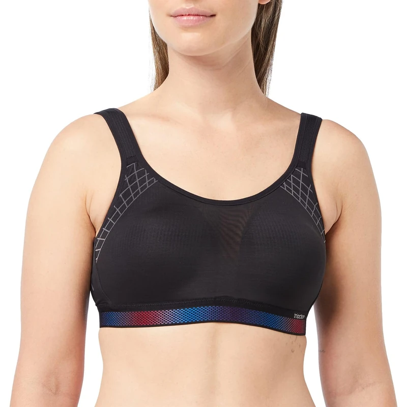 Triumph Women's Triaction Cardio Flow N01 EX, Sports Bra, Black, 34D