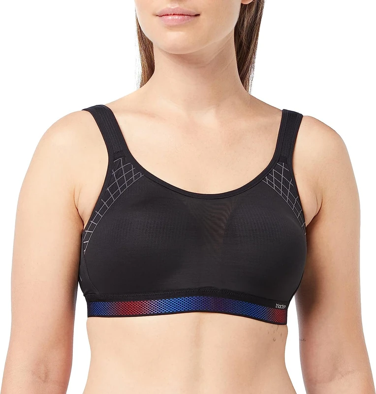 Triumph TriAction Cardio Flow Sports Bra, Black, 38C