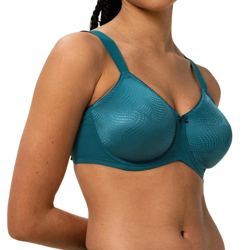 Triumph Essential Minimizer W X Minimizer bra Women's, Blue Coral, 34D