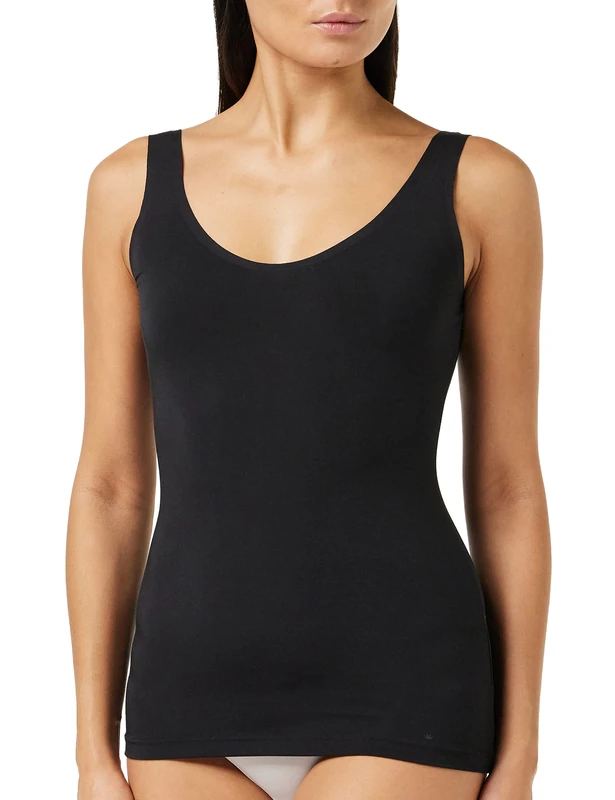 Triumph Women's Smart Natural Shirt Vest, black, 1
