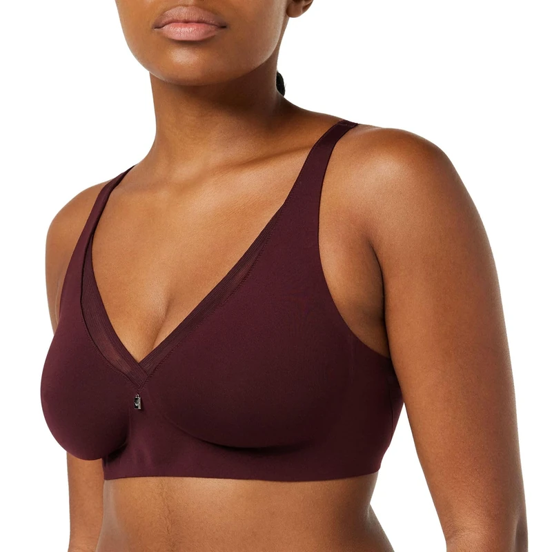Triumph Women's True Shape Sensation Minimizer Bra,Claret, 32K