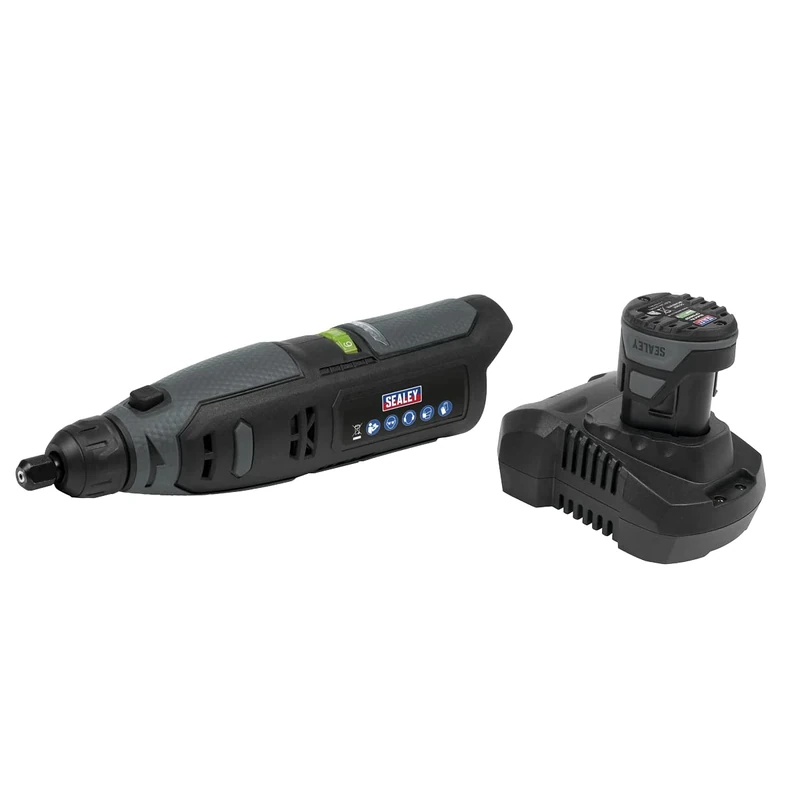 Sealey 10.8V 2Ah SV10.8 Series Cordless Multipurpose Mini Grinder Kit CP108VMG