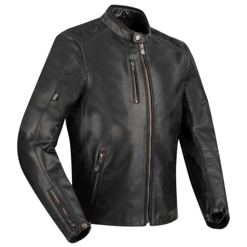 Segura Laxey Men's Motorcycle Jacket, Black, L EU