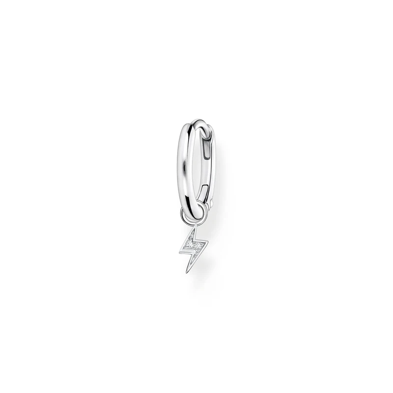 THOMAS SABO Single hoop earring with flash pendant silver 925 Sterling Silver