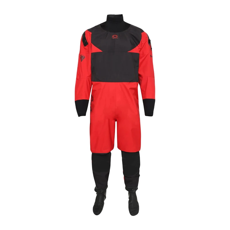 Typhoon Hypercurve 4 Drysuit with Free Undersuit - Red/Black