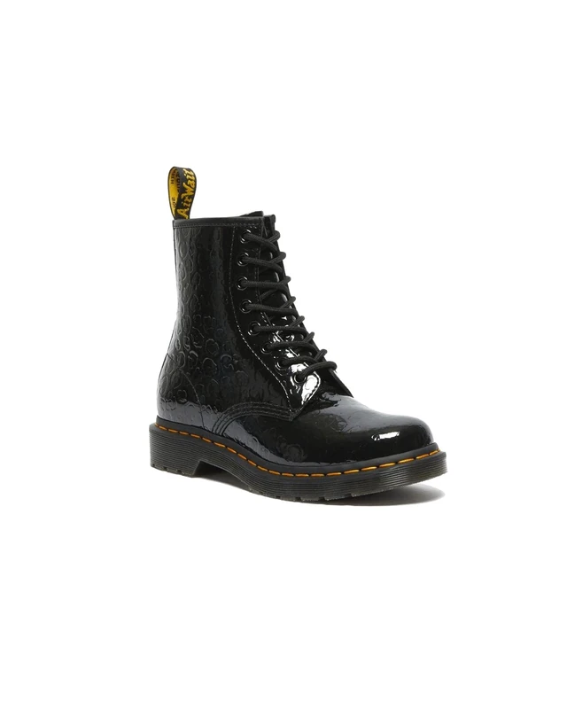 Dr. Martens 26859001 1460 Leopard Emboss Women Black UK 6.5