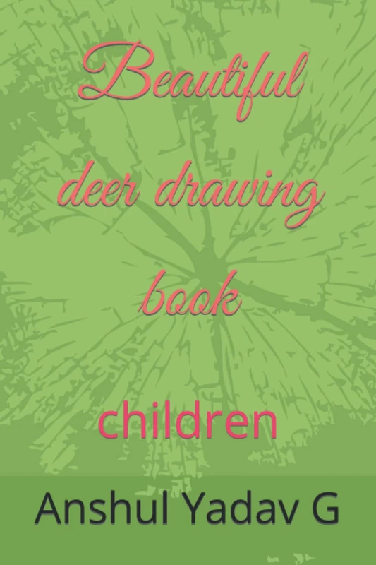 Beautiful deer drawing book