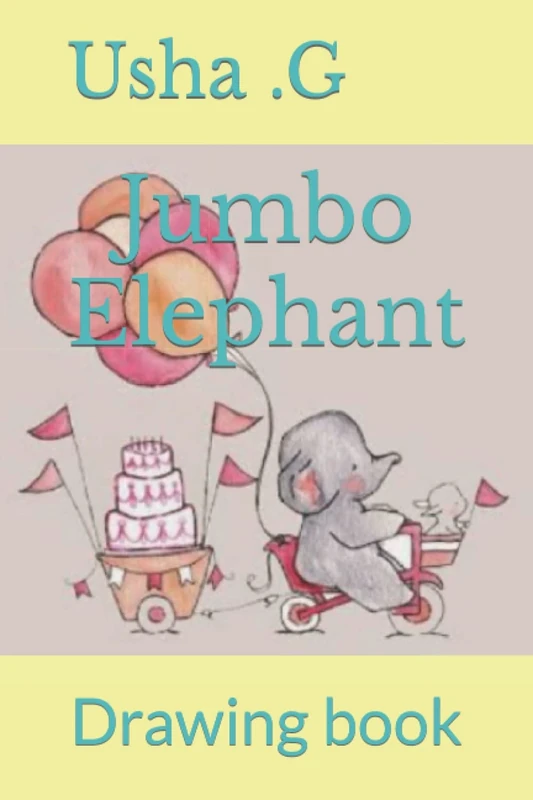 Jumbo Elephant: Drawing book