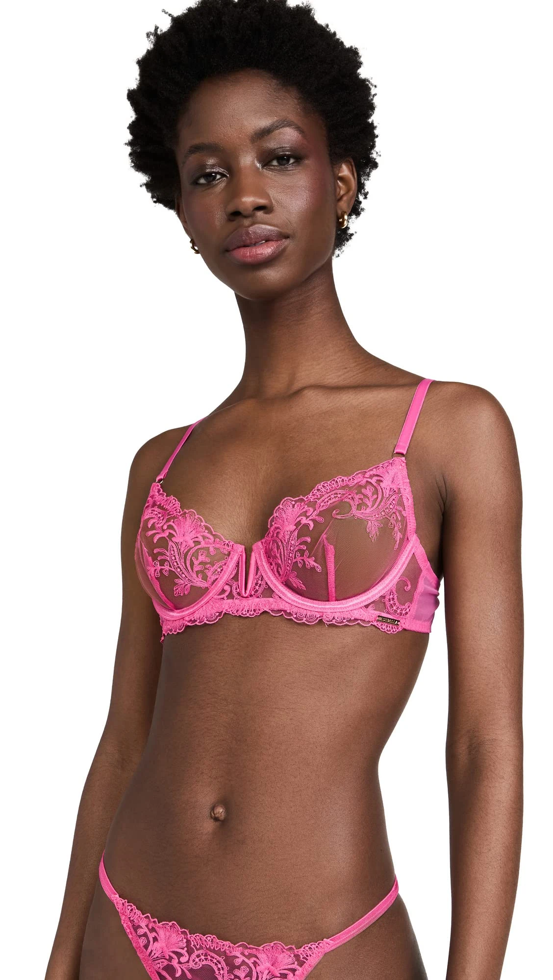 Bluebella 41629 Marseille Sheer Bra - 41629 Fandango Pink