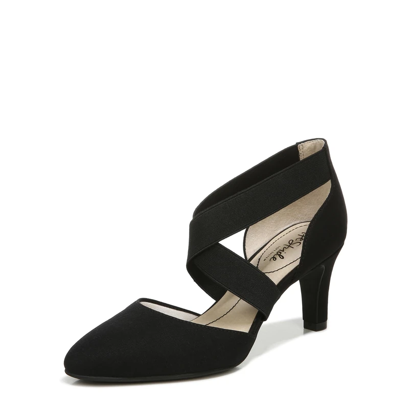 LifeStride Women's Gallery Pump, Black, 5 UK