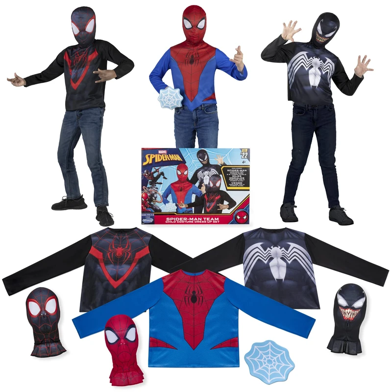 Jazwares Spider-Man Team Dress Up Set (Smc) (Amazon)