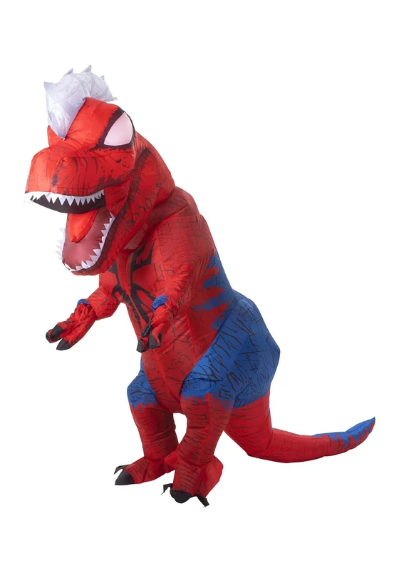 Marvel JAZ 1137 Spider-rex Adult Inflatable Costume, Red, One Size