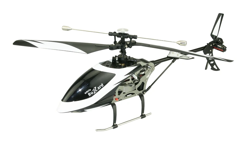 Amewi Buzzard V2 Single Rotor Helicopter 4 Channel RTF White