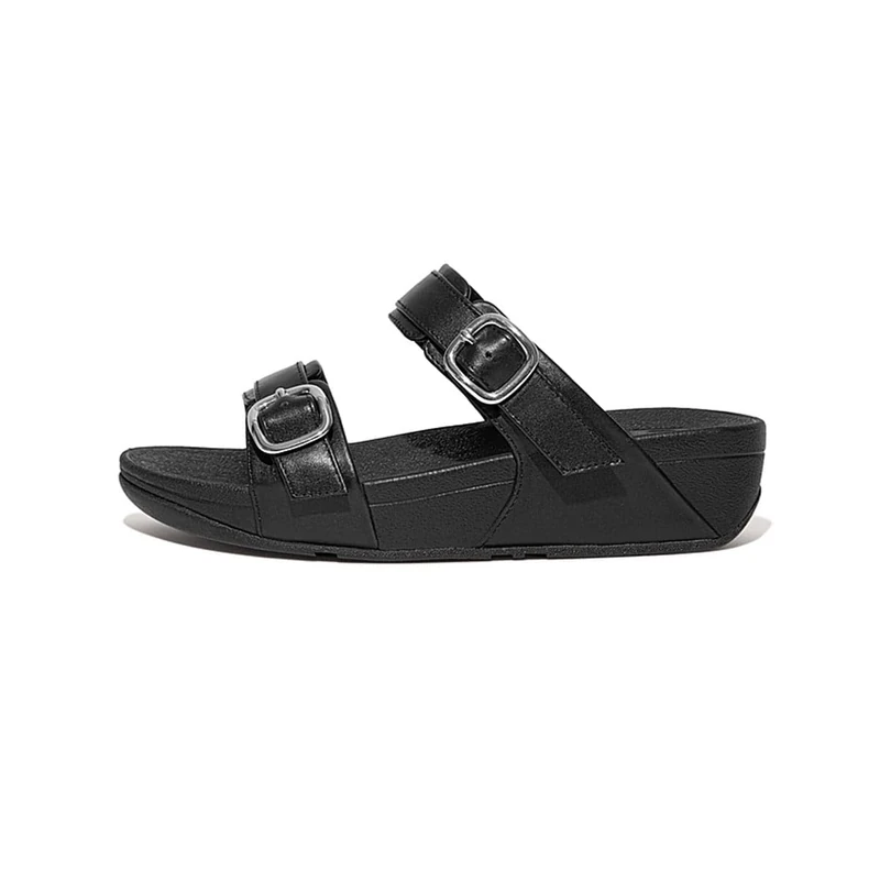 Fitflop Lulu Adjustable Leather Slides