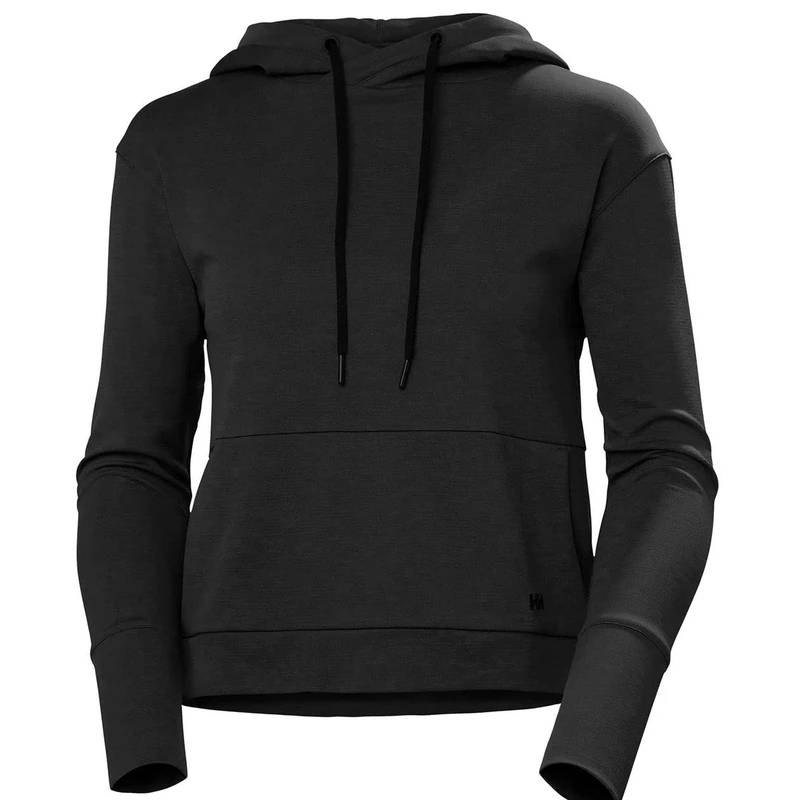 Helly Hansen Women's W Lifa Tech Lite Hoodie Shirt, Black, M UK