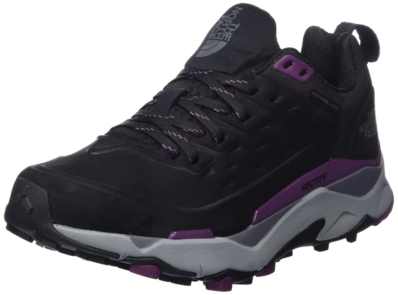The North Face Vectiv Exploris Futurelight Running Shoe TNF Black/Pikes Purple 3.5