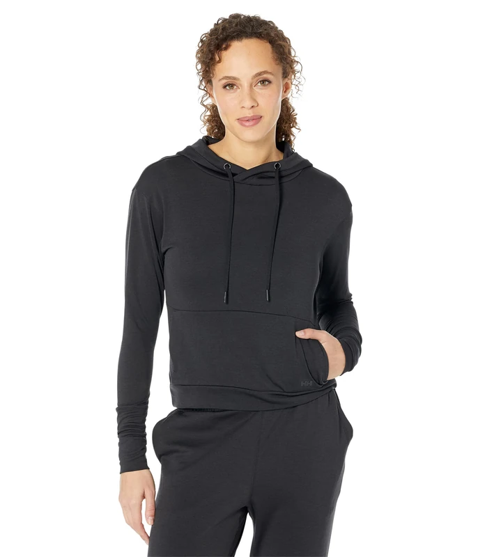 Helly Hansen Women's LIFA Tech Lite Hoodie, 990 Black, X-Large