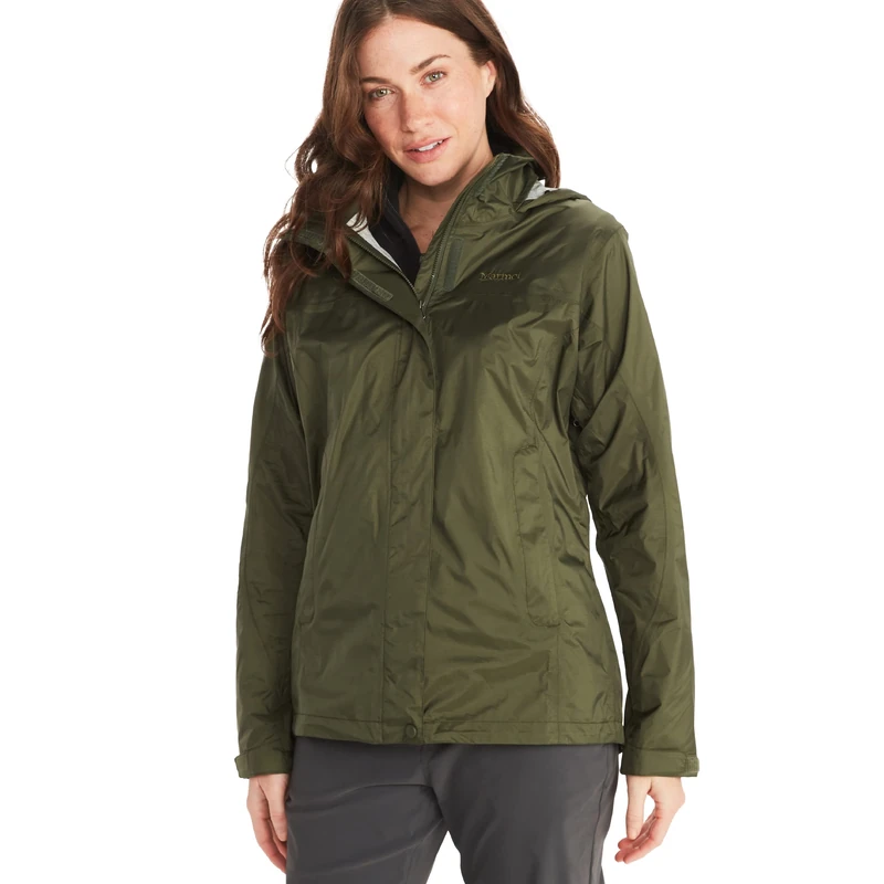 Marmot Women PreCip Eco Jacket, Waterproof Jacket, Lightweight Hooded Rain Jacket, Windproof Raincoat, Breathable Windbreaker, Ideal for Running and Hiking