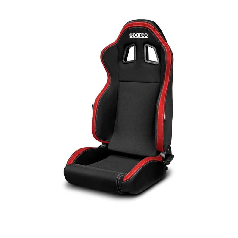 Sparco Sport Seat R100 MY22 - Black/Red - Reclinable