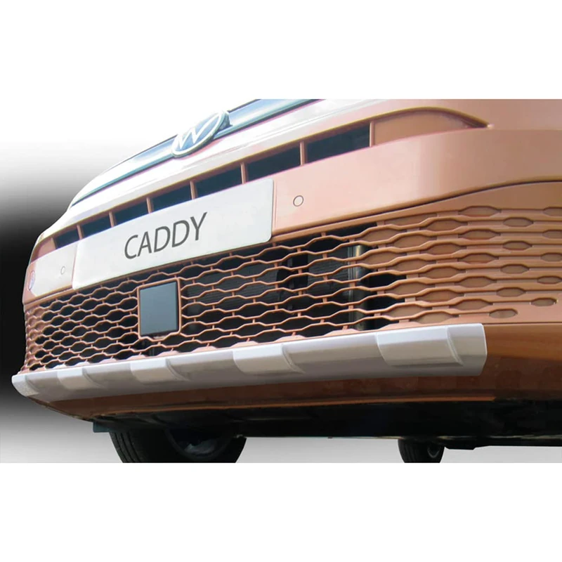 RGM Front spoiler 'Skid-Plate' compatible with Volkswagen Caddy V Box/MPV 2020- Black (ABS)
