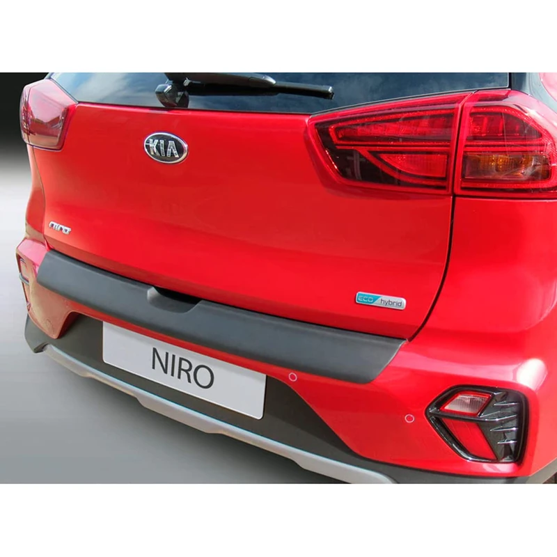 RGM ABS Rear bumper protector compatible with Kia Niro Hybrid Facelift 2019-2022 Black