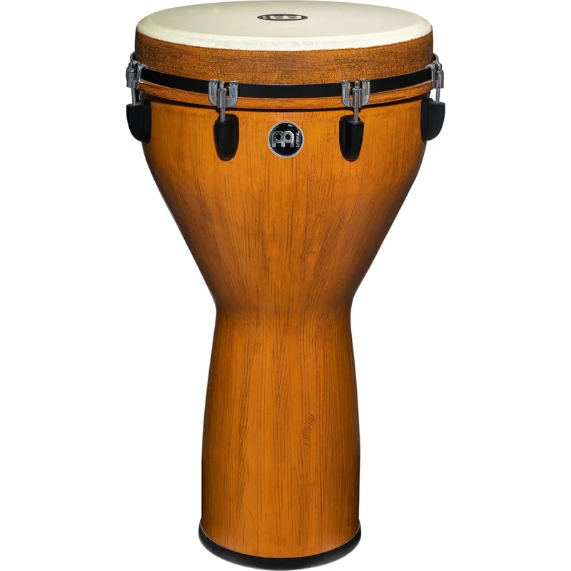Meinl Percussion Jumbo Djembe Instrument - Very Large Handdrum - Mechanical Tuning System - Diameter 14 Inches - Plastic, Brown (JD14BW)