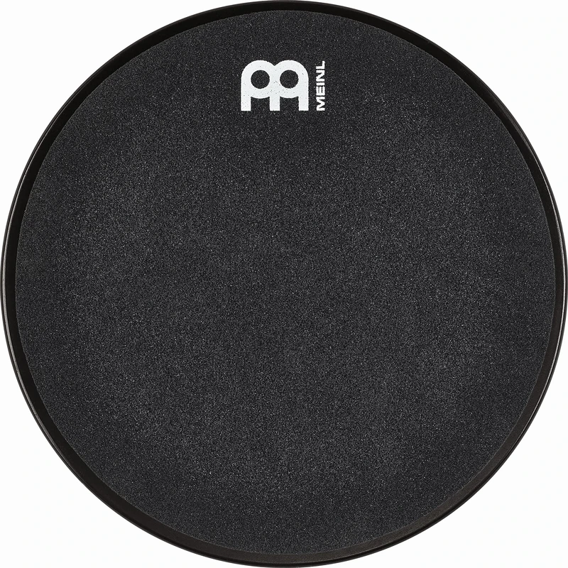 Meinl Cymbals 12" Marshmallow Drum Practice Pad for Ultra-Quiet Sticking, Medium Rebound – Black – Mountable on Cymbal Stands (MMP12BK)
