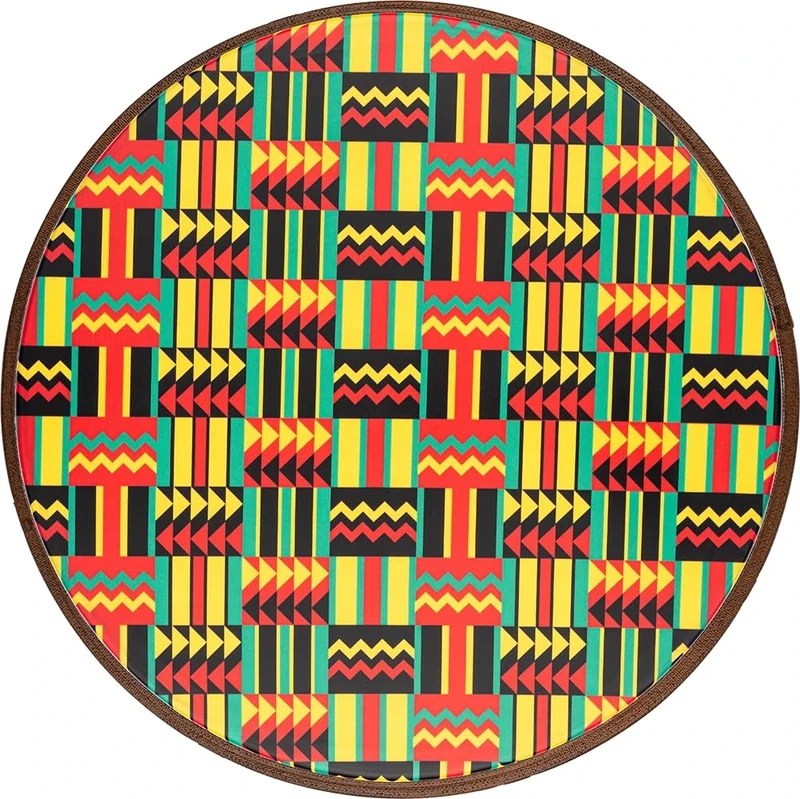 Meinl Percussion Jumbo Djembe Head - Synthetic Head for 14 Inches Djembes - Diameter 35,56 cm - Fiberglass, Multicoloured (HEAD-JD14SI)