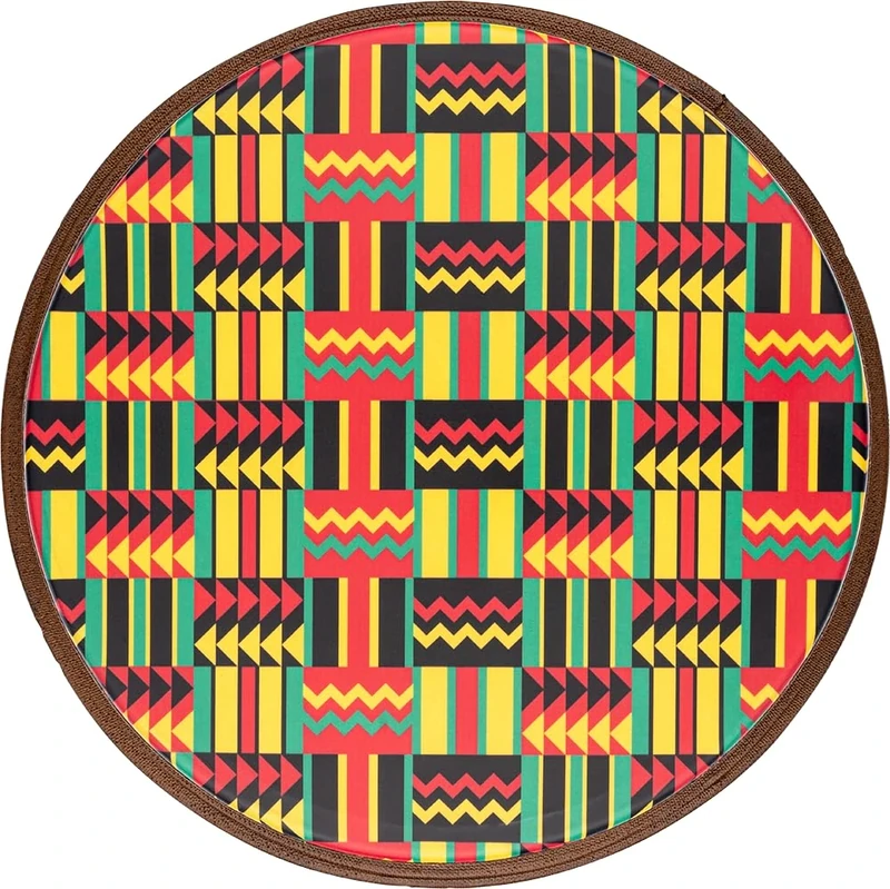 Meinl Percussion Jumbo Djembe Head - Synthetic Head for 12 Inches Djembes - Diameter 30,48 cm - Fiberglass, Multicoloured (HEAD-JD12SI)