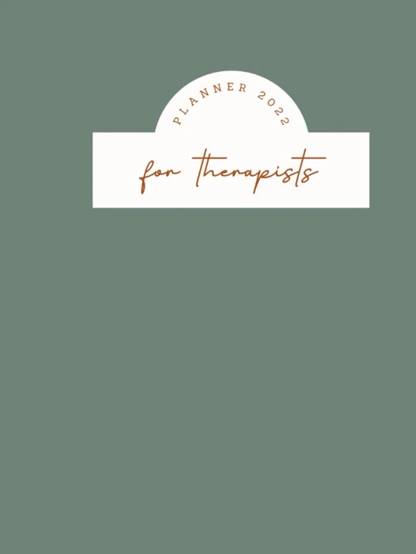 2022 Planner for Therapists: Planner for therapists, counselors, psychologists, social workers, etc; Dated appointment planner for therapists; ... Counselor planner; Psychologist planner