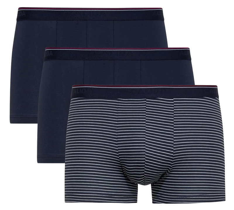 CALIDA Men's Natural Benefit Boxer Shorts, Dark Sea, S