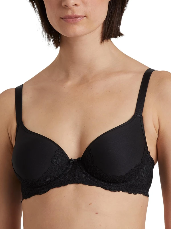 CALIDA Women's Sensual Secrets Bra, Black, 38DD - Image 1