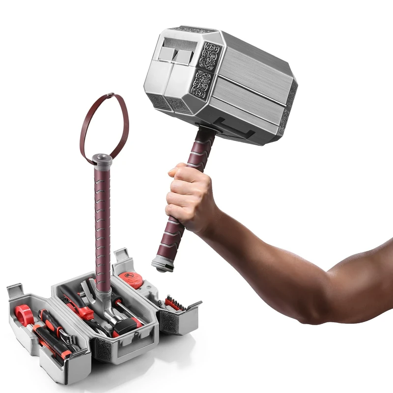 GDJOB Mjolnir Thor Hammer 28-Piece Tool Set – Premium Multi-Functional Kit for DIY, Home Repair & Collectors