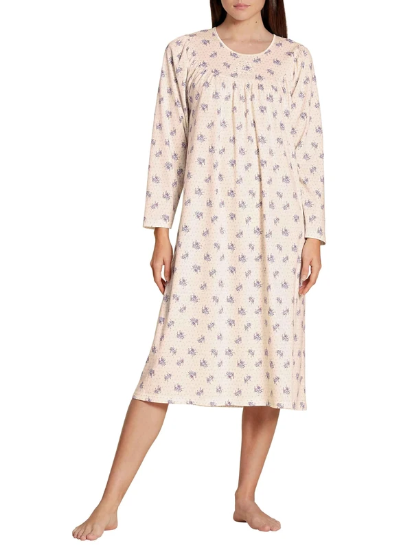 CALIDA Women's Soft cotton Nightgown, Cold rose, One size