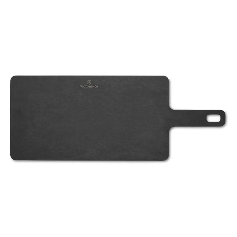 Victorinox Chopping Board mit Servier-Griff, Handy Serie Cutting Board, 35.6 x, 19 x, 0.5, Durable, Dishwasher Safe, Black