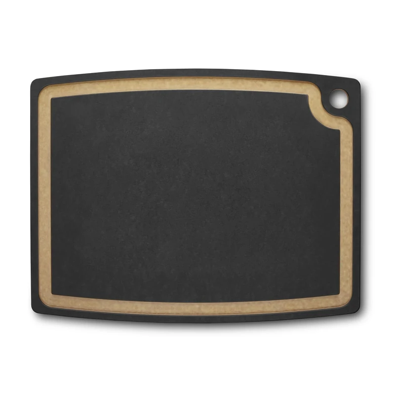 Victorinox Chopping Board, Gourmet Serie, Cutting Board XL 49.5 x, 38.1 x, 0.9, Juice Groove, Durable, Dishwasher Safe, Black