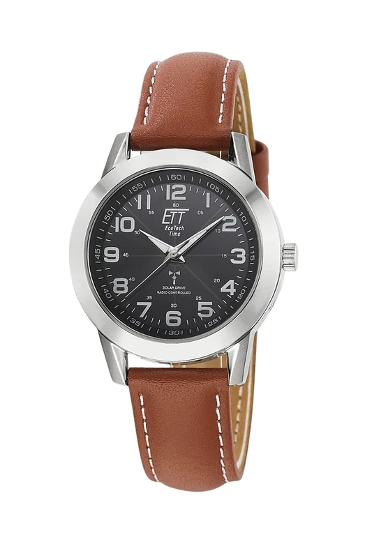 ETT Eco Tech Time Analog mid-33207, Brown, Strap