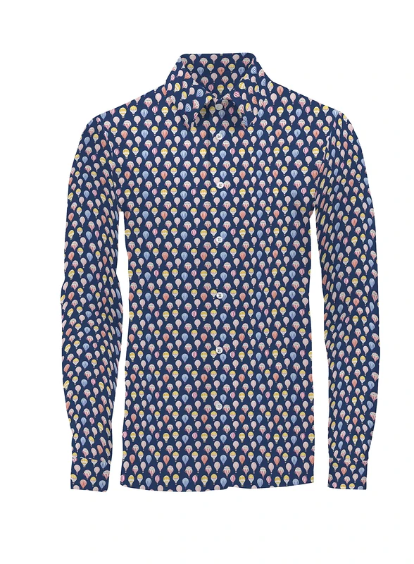 Kiosa by Matteo Bosio Cotton Shirt Italian Collar, Fly, 40