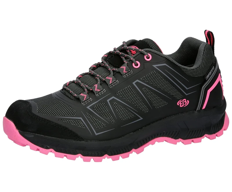 Brütting Women's Mount Kimball Cross Running Shoes, Black Pink, 9 UK