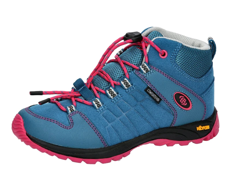 Brütting Chardon High Cross Running Shoes, Turquoise Pink, 4 UK