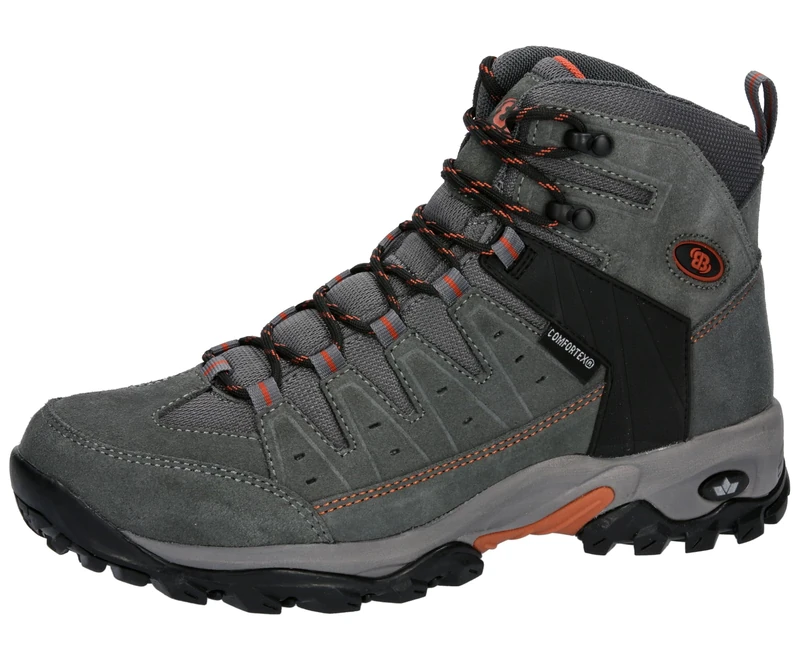 Brütting Unisex Mount Pinos High Cross Running Shoes, Anthracite/Orange, 4 UK