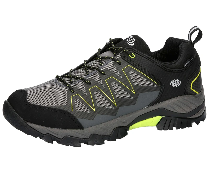 Brütting Unisex Mount Chillout Cross Country Running Shoe, Anthracite Lemon, 7.5 UK